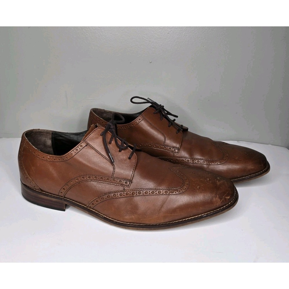 Florsheim Castellano Wingtip Mens Dress Shoes Brown 14137-257 Size 15 EEE Wide